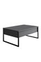 Hanah Home Conjunto de Muebles de Salón Luxe en Nogal y Negro